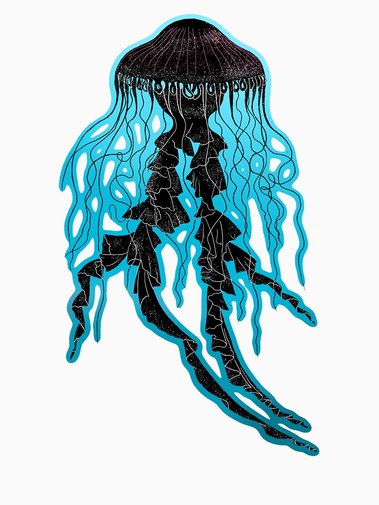 Jellyfish (blue) by Autumn Dillabough