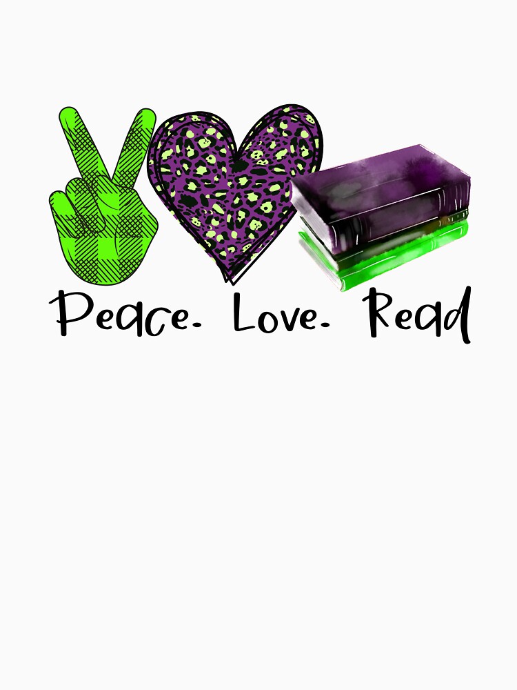 Peace Love Read Book Design by NataPrando