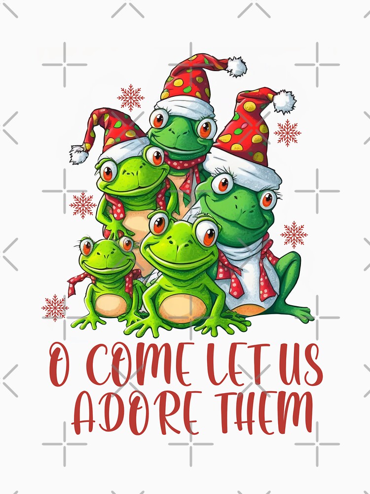 Frog Lover Christmas Shirt by PinkyPalette123