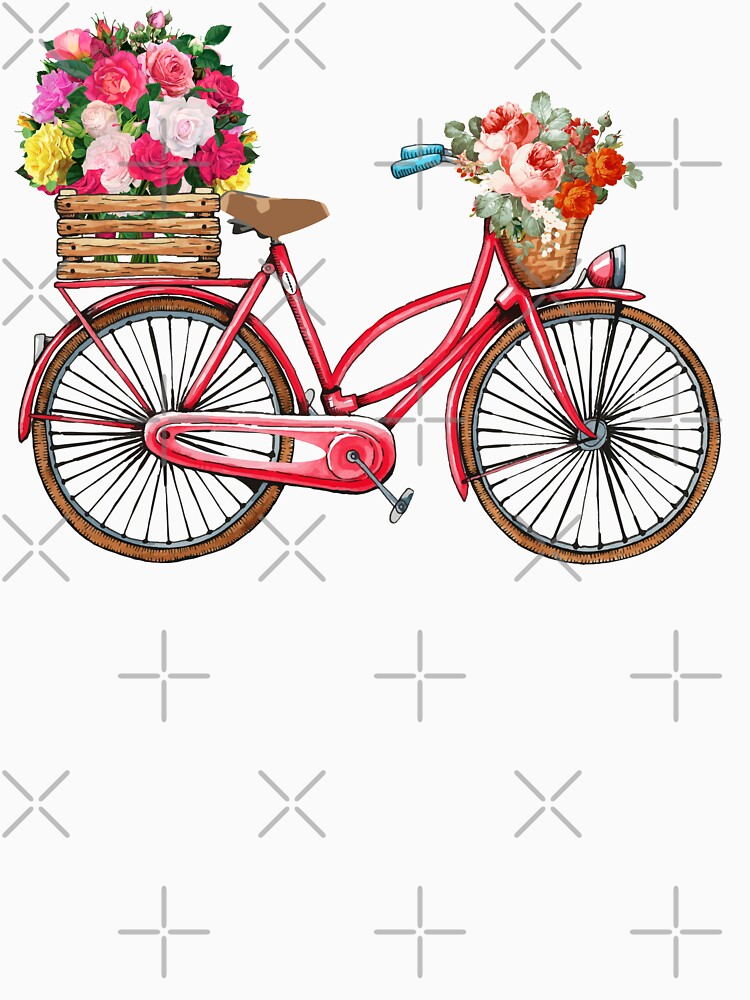 bicycle flower basket by MXanwar Unisex