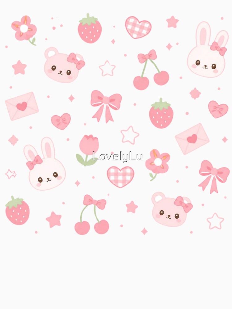 Cottagecore bunny and bear by LovelyLu