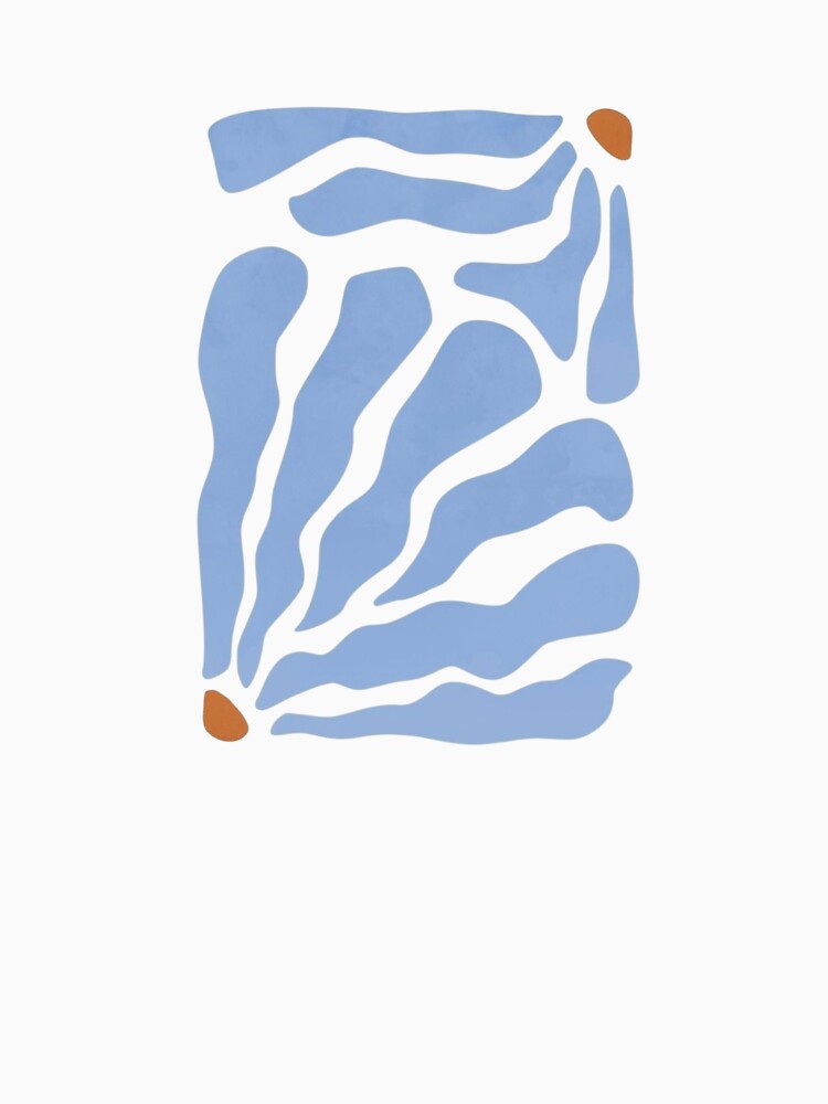 Coastal Blue Abstract Waves by AandBCollective