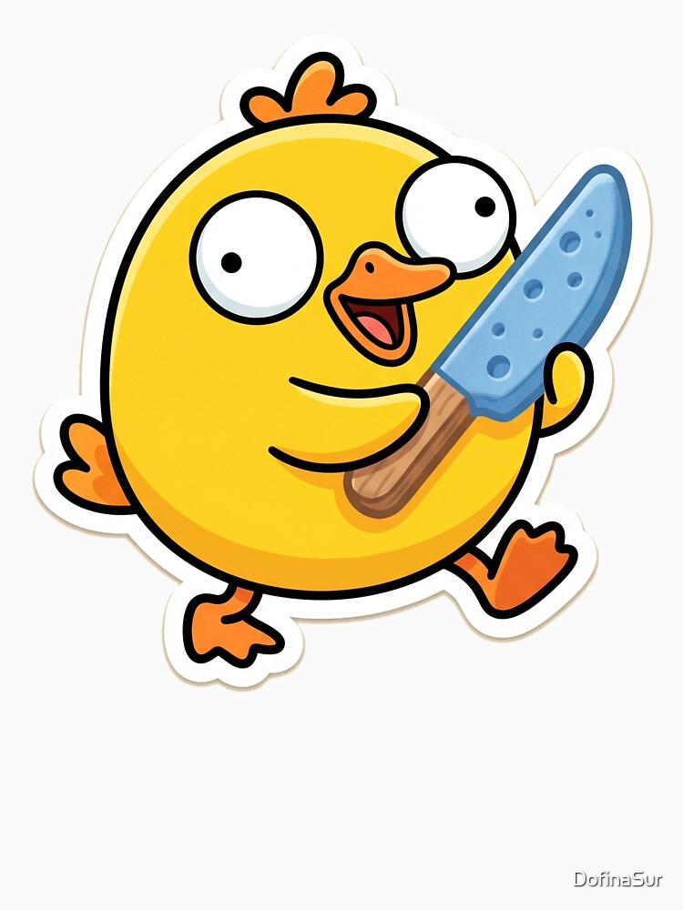 Chaotic Duck Funny Meme Cute by DofinaSur