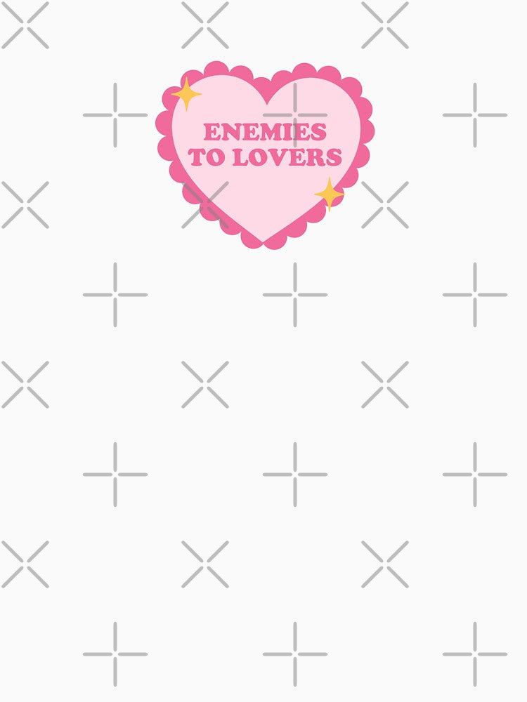 enemies to lovers pink heart by catdiasart