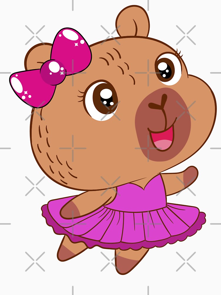 BEAUTIFUL BALLET DANCER CAPYBARA by AmberMarket1