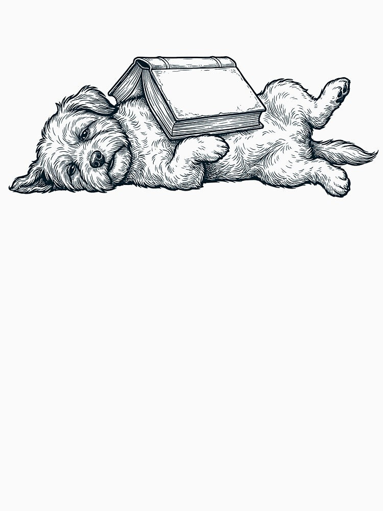 Funny Havanese Reading Book Nap Dog Lover by DoodleTortle