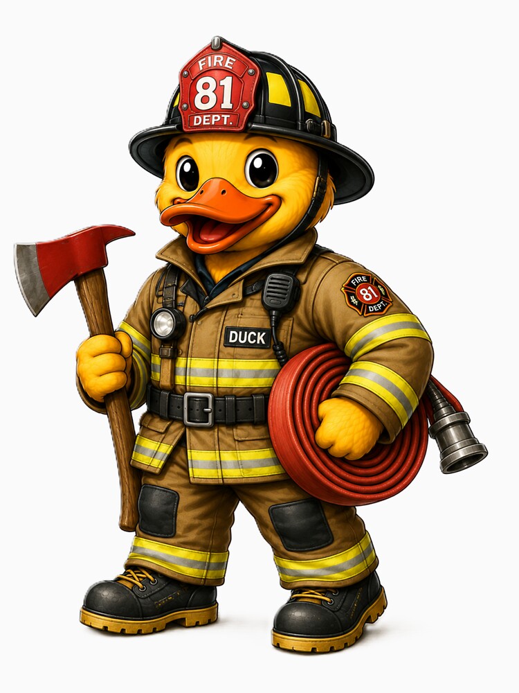 Fireman Duck by Thor-stone