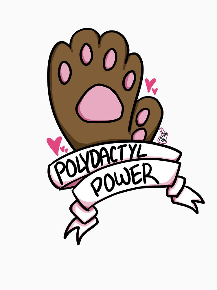 POLYDACTYL POWER - brown by laynedoll