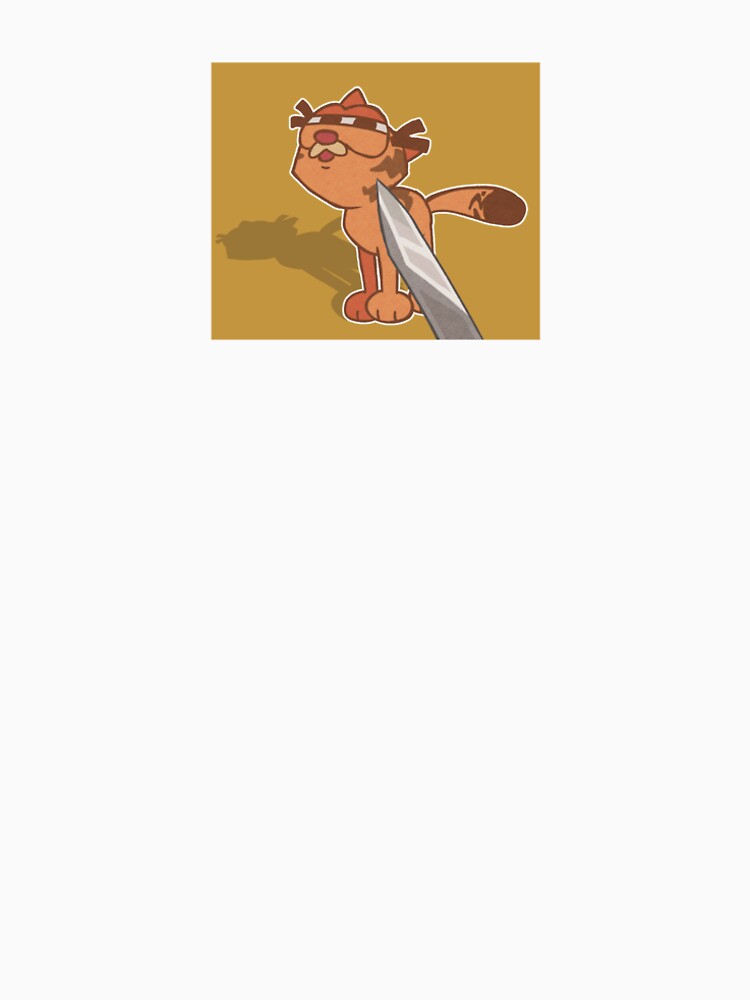 Garf cat knife meme by binky-bunster