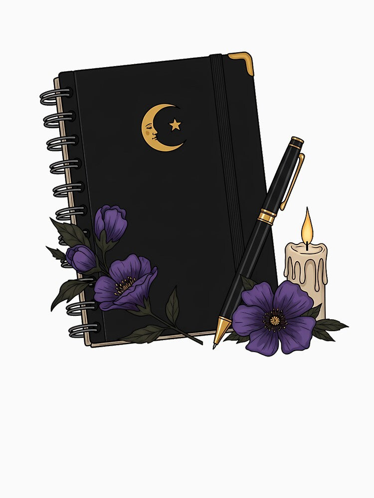 Poet Moon Journal Gift by IllumeInk