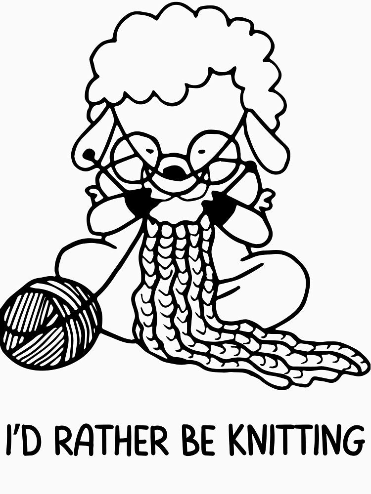 I'd Rather Be Knitting by alignedLife