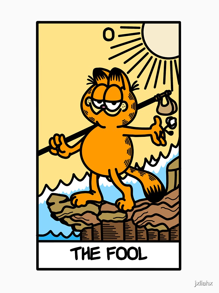 the fool tarot card but it's garfield by jxliahx Unisex