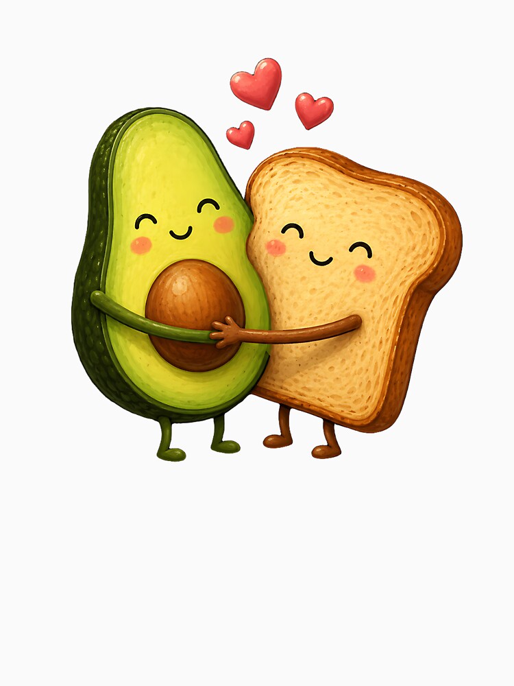 Sushi Love Hug – Cute Kawaii Food Friends by Jaideep Walia