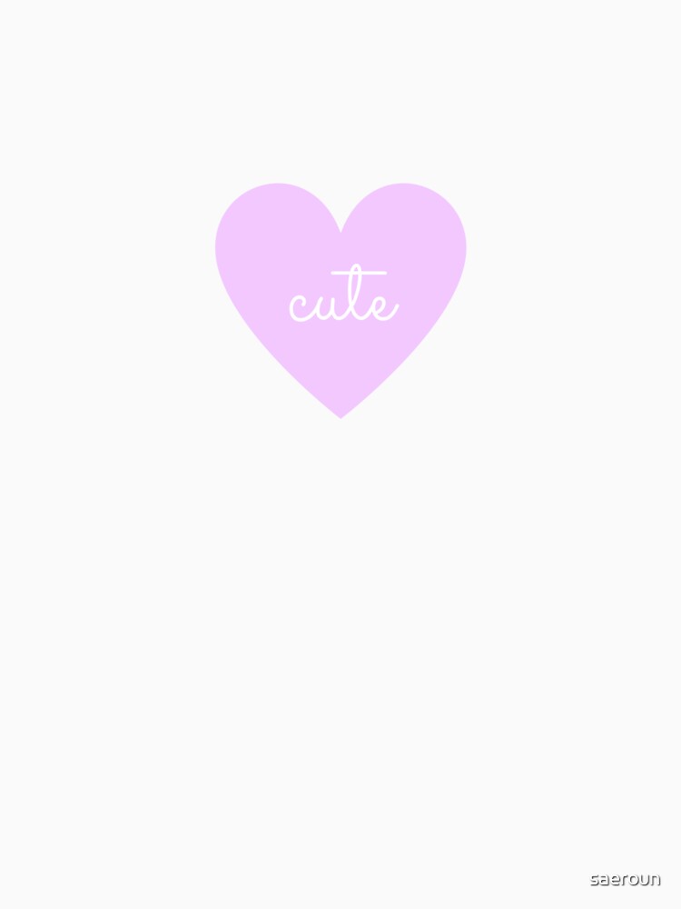 Cute Heart Print (Soft Purple) by saeroun