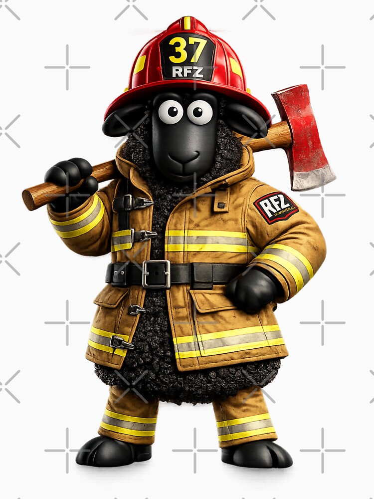Black Sheep Firefighter – Funny Firefighter Gift | Restart From Zero by RestartFromZero