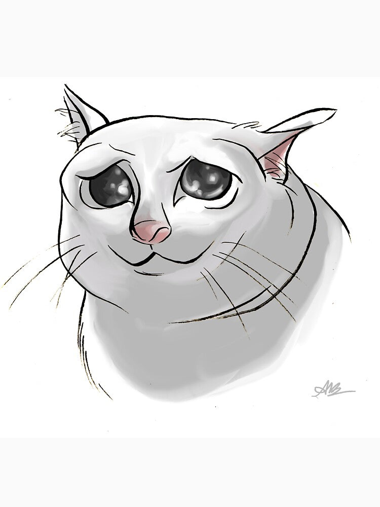 Sad Meme Cat by AlexBowman314