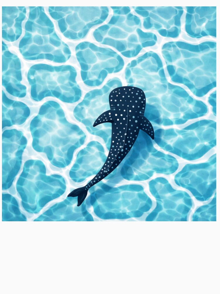 Peaceful Ocean Whale Illustration Aesthetic by muffinvibes