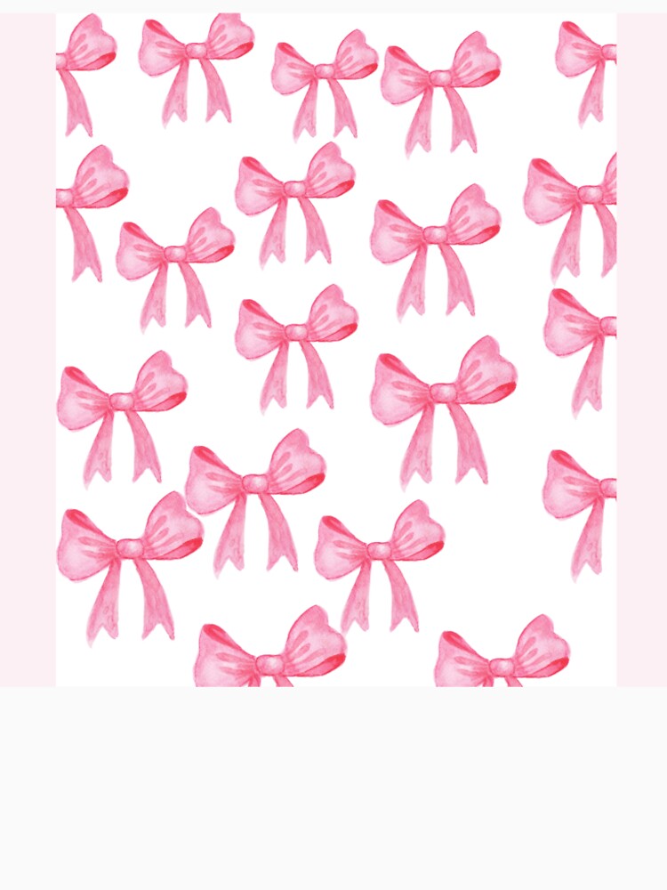 Pink Watercolor Bow Pattern by CreavitebyAlda
