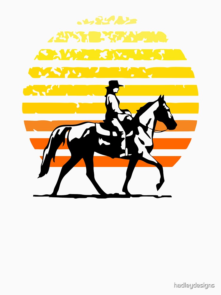 Horse riding vintage cowgirl texas ranch Equestrian gift by hadleydesigns