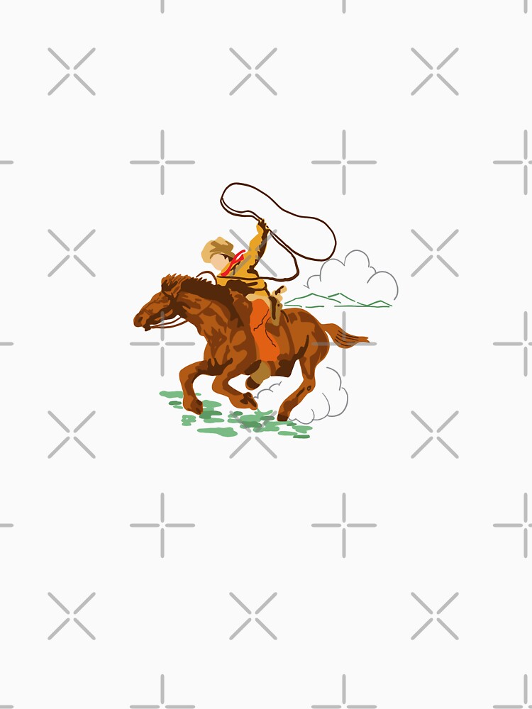 Rustic Cowboy Desert Vintage Western Pattern by Retro Street Studios