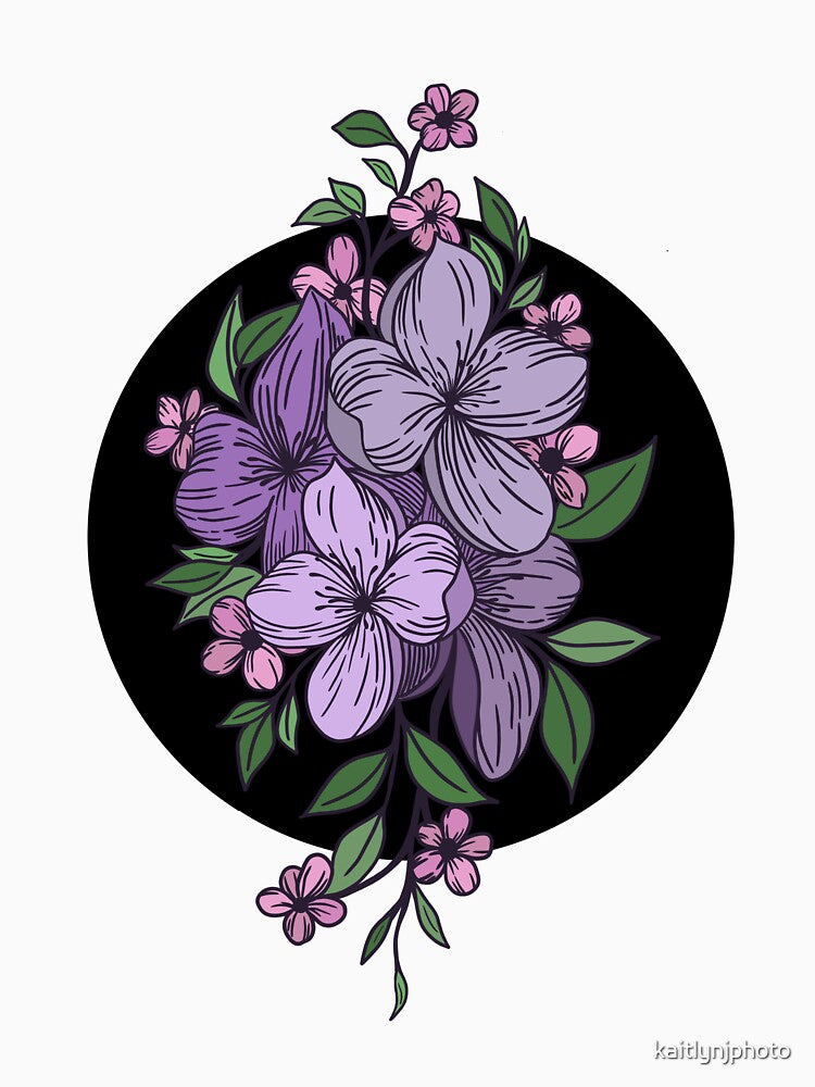 Purple Floral by kaitlynjphoto