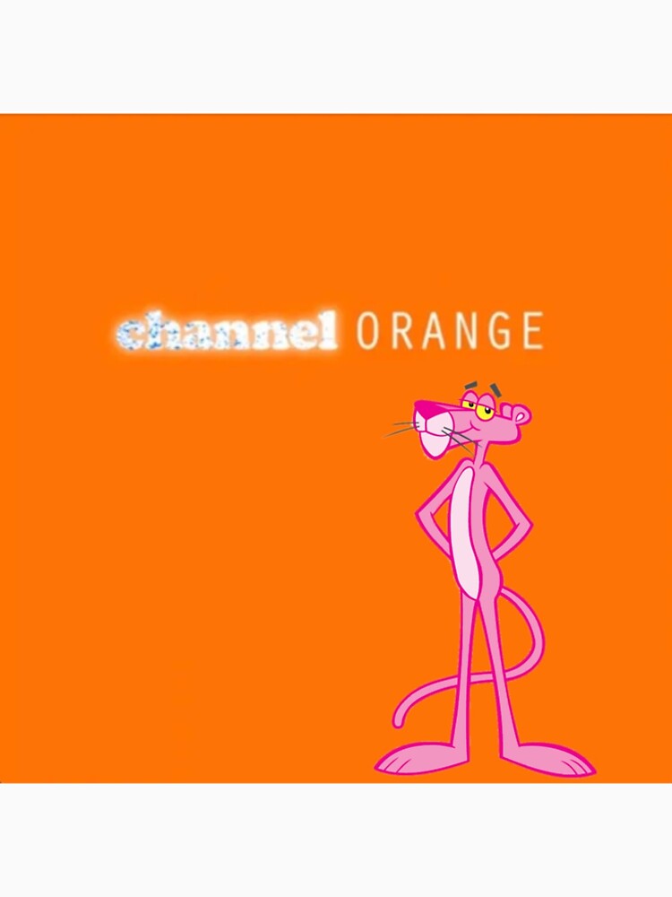 Channel pink orange poster by sydfink