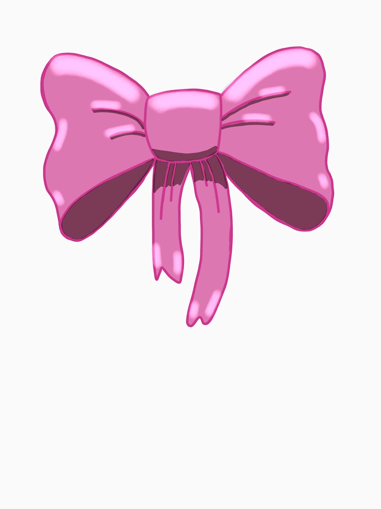 Coquette pink bow by LeisuretimeArt