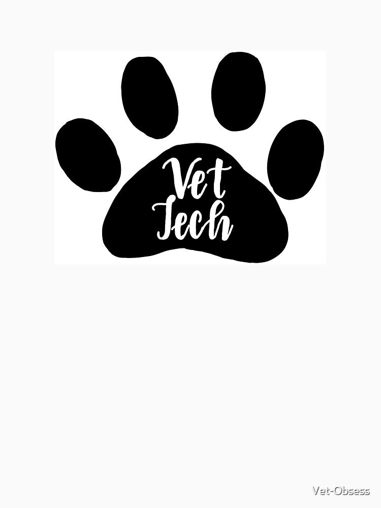 Vet Tech (Paw Print) by Vet-Obsess