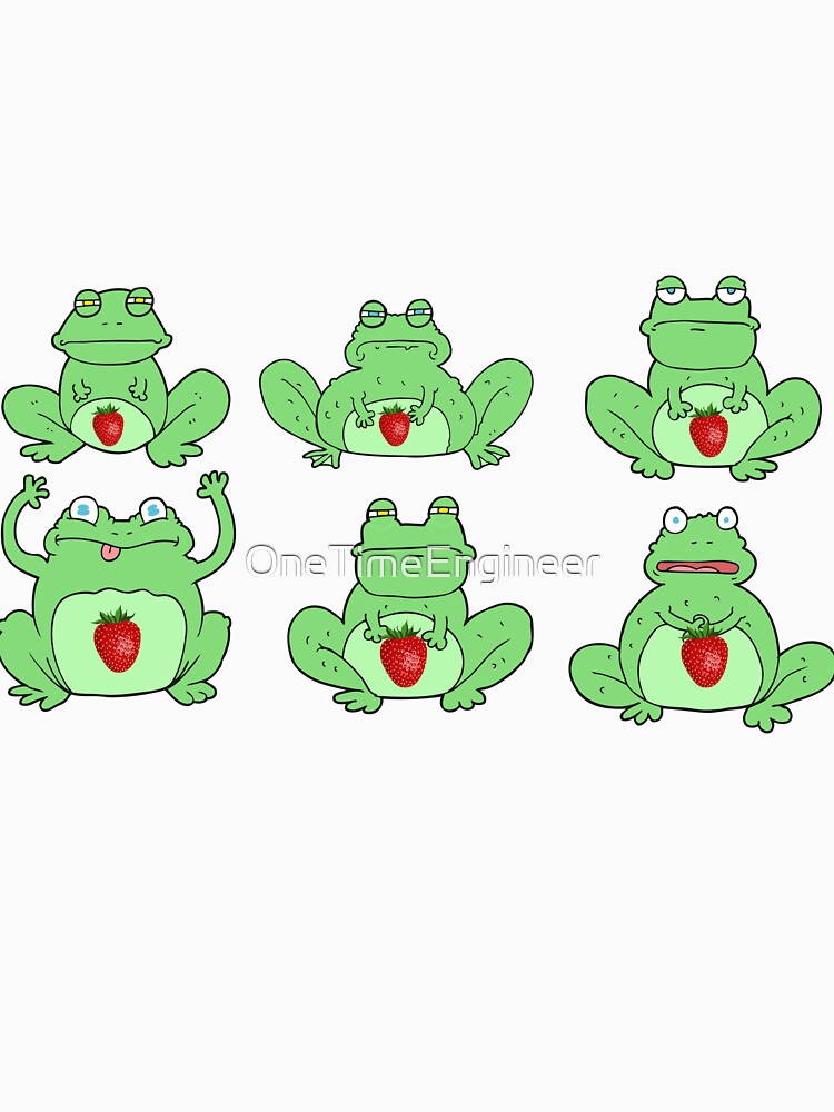 Strawberry frog by OneTimeEngineer