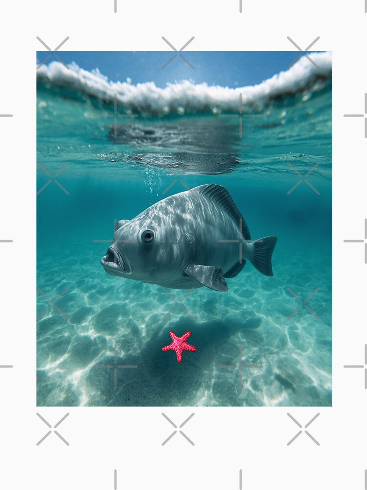 Lost in the Blue - Sunfish by BeeStylishTees