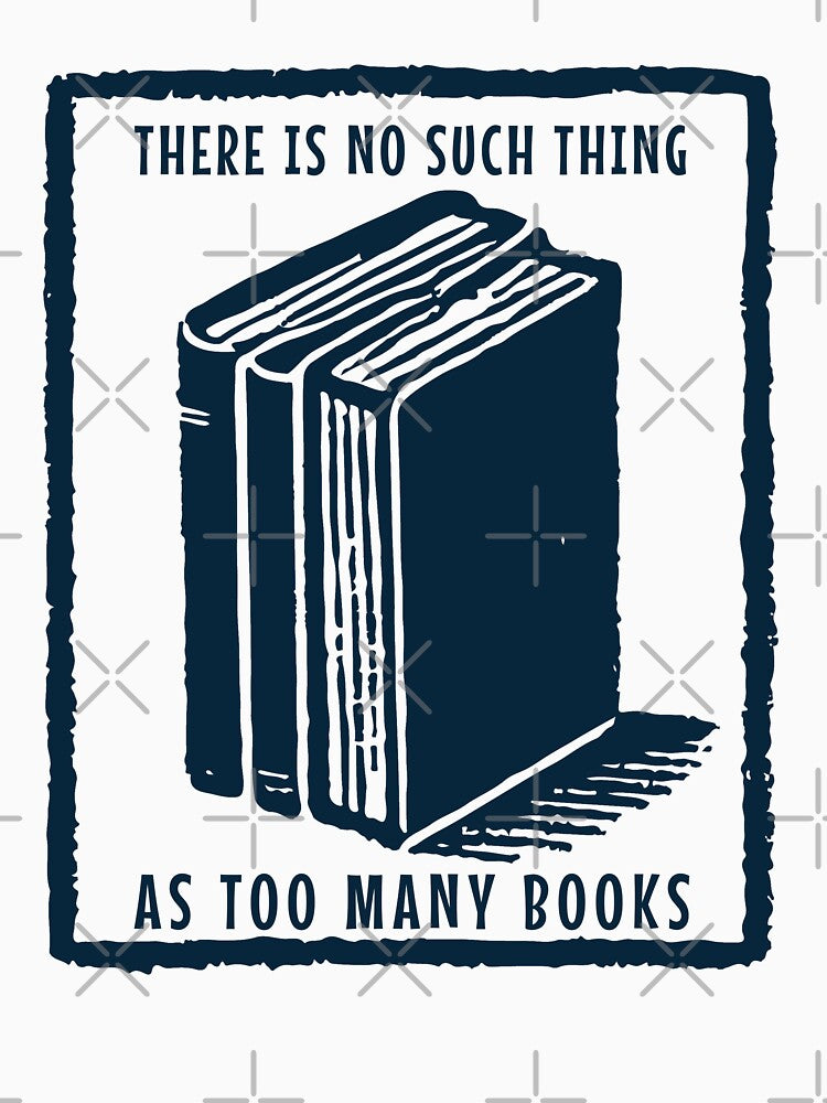 Retro Book Statement For Book Fans by LuminOrb