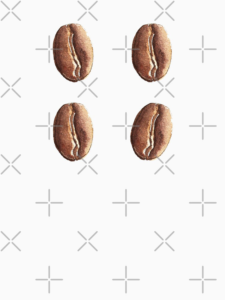 Coffee Lover -  Coffee Beans by PhoebeLimArt