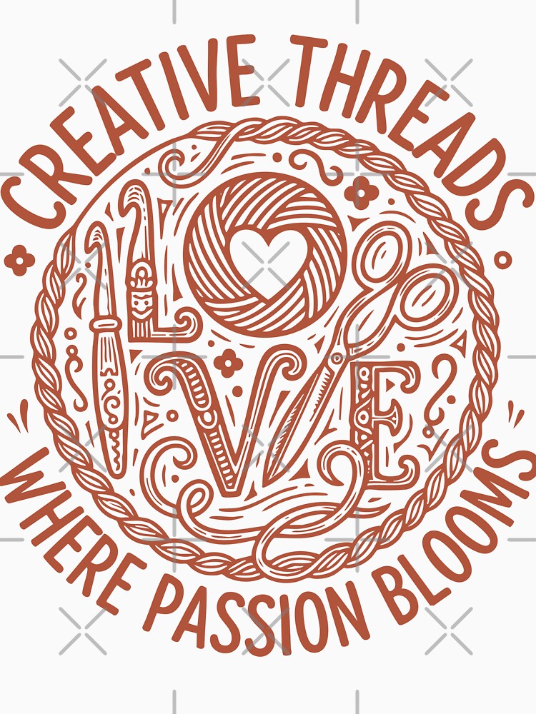 Creative Threads Love Crocheting Passion Blooms by LuminOrb