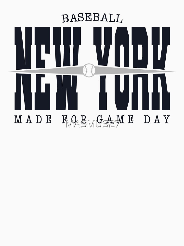 New York Baseball Game Day Graphic by MASMUS27