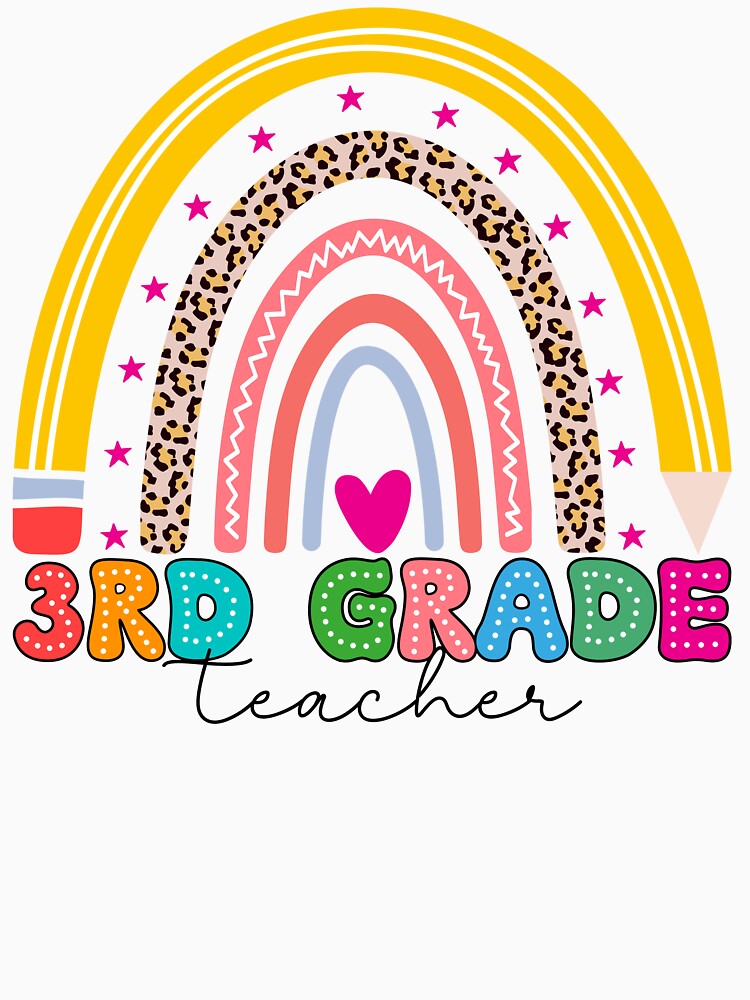 3rd Grade Happy Teacher by BlissfulPrintz