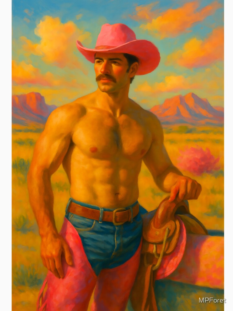 Pink Cowboy No. 13 - Saddle Sunrise by MPForet