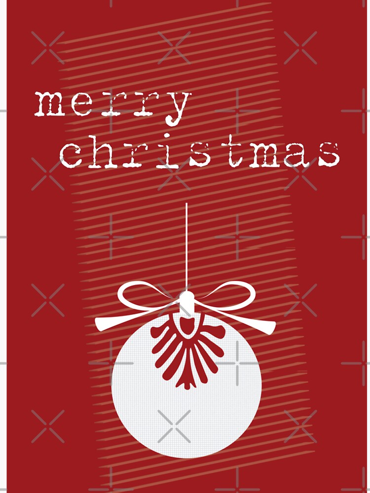 Retro Merry Christmas Poster Design by photossmirnov