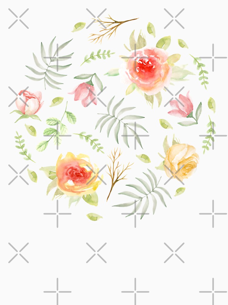 Vintage pattern. Roses by JuliaBadeeva