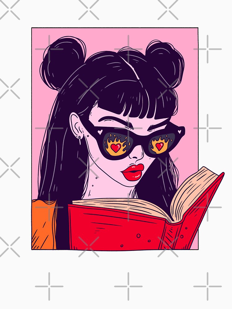 Slow Burn Bookish Trope – Cute Pop Art Reader Aesthetic by Jess.a.creates
