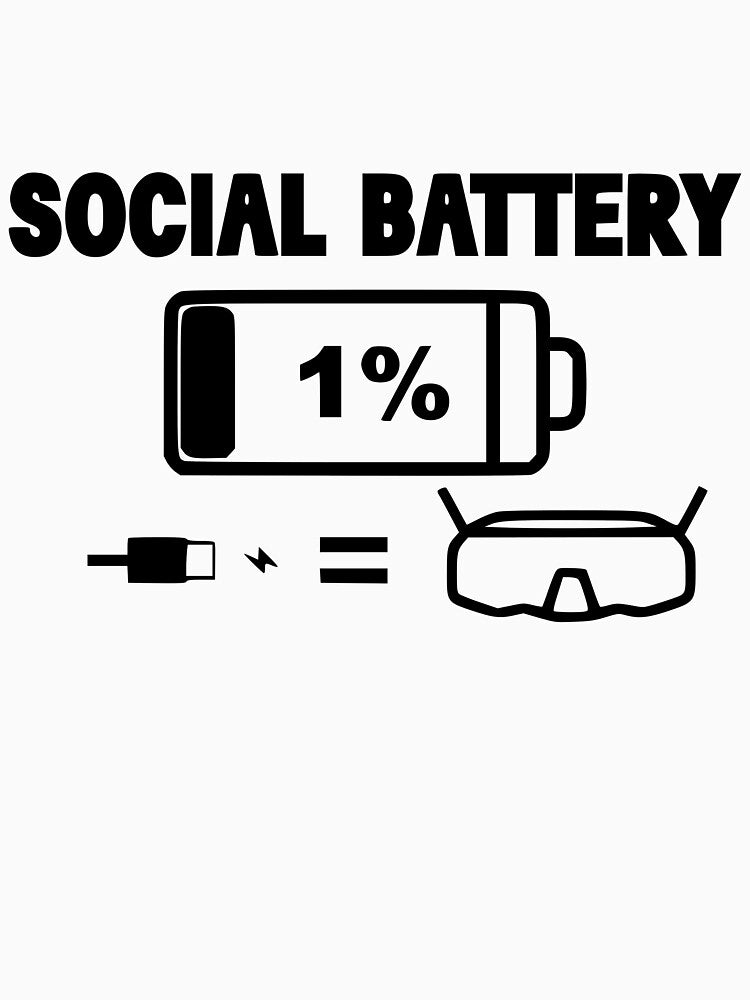 Social Battery Recharge Fpv goggles by MorganDigital