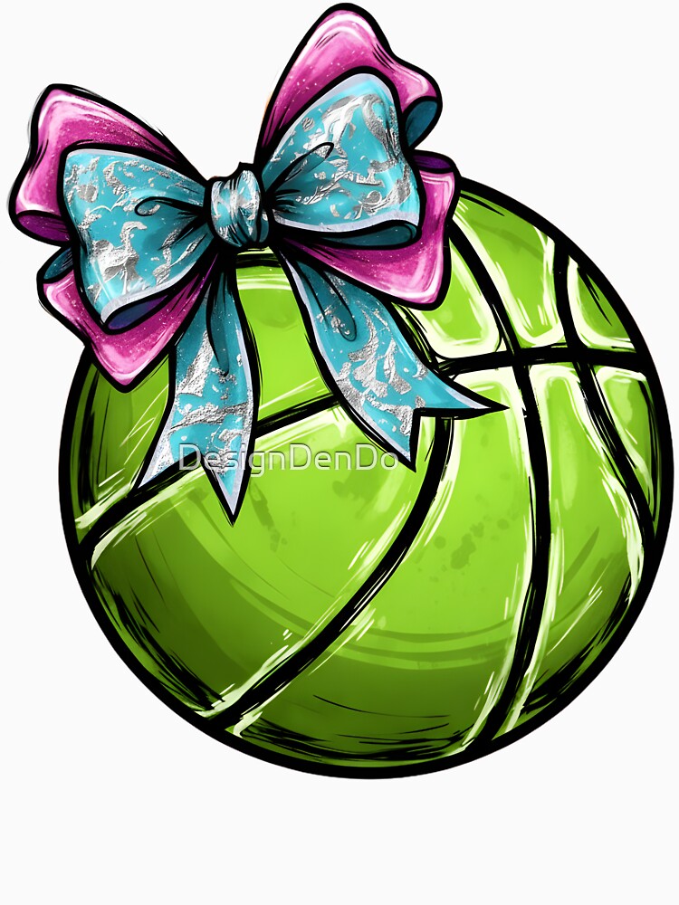 Basketball, Basketball Game Day, Coquette Basketball Bow, Basketball Mom Design, Game Day Splatter by DesignDenDo ⭐⭐⭐⭐⭐