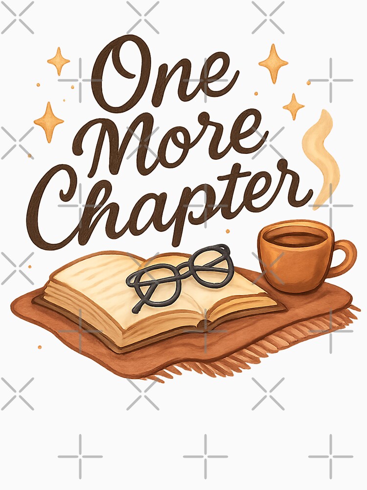 One More Chapter, vintage bookworm by LuxeGraphix