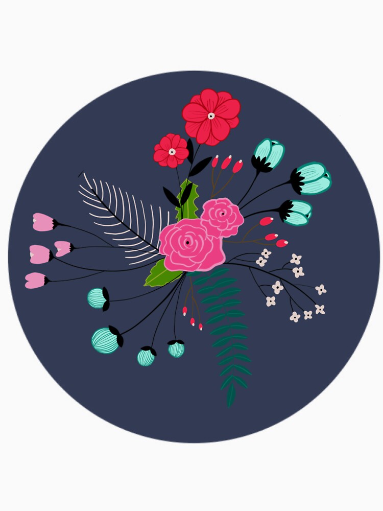 Bold Hand Drawn Floral Design by crazyeydcreativ