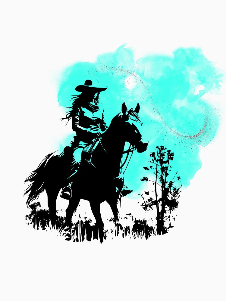 Turquoise Cowgirl by jmggraphics
