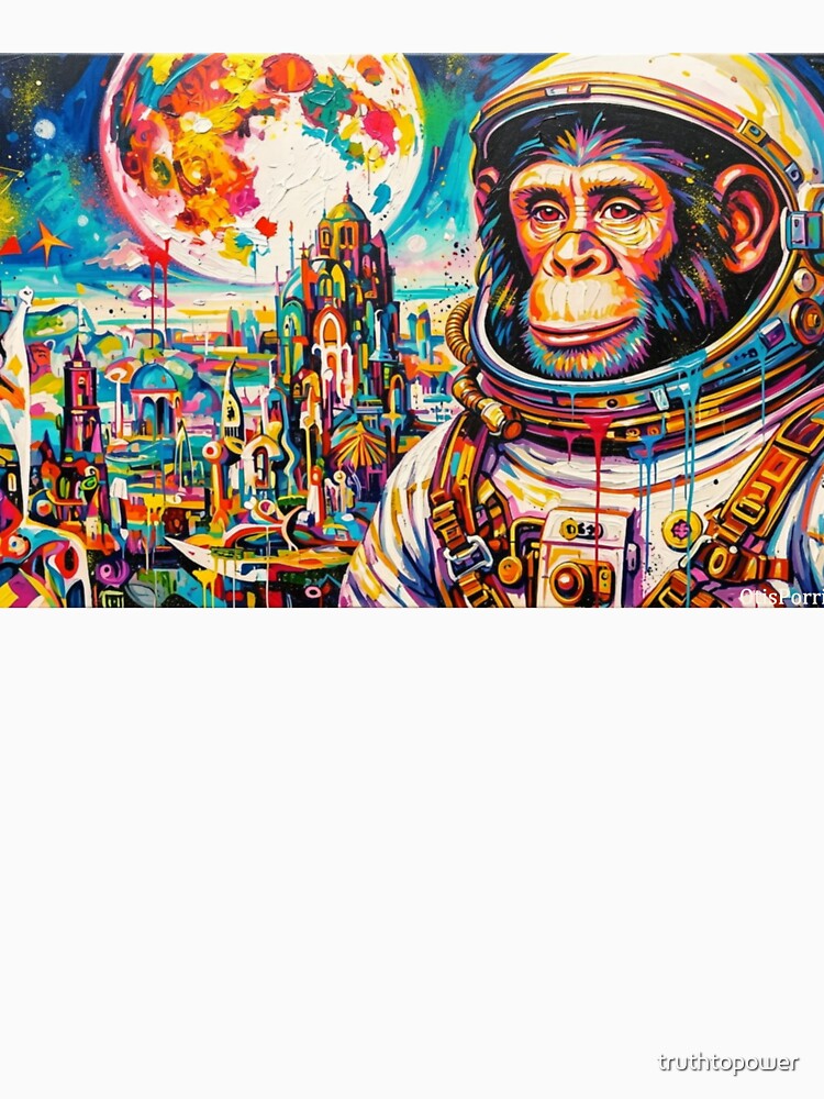 STEAMPUNK ASTRONAUT-CHIMPANZEE 3 by truthtopower Unisex