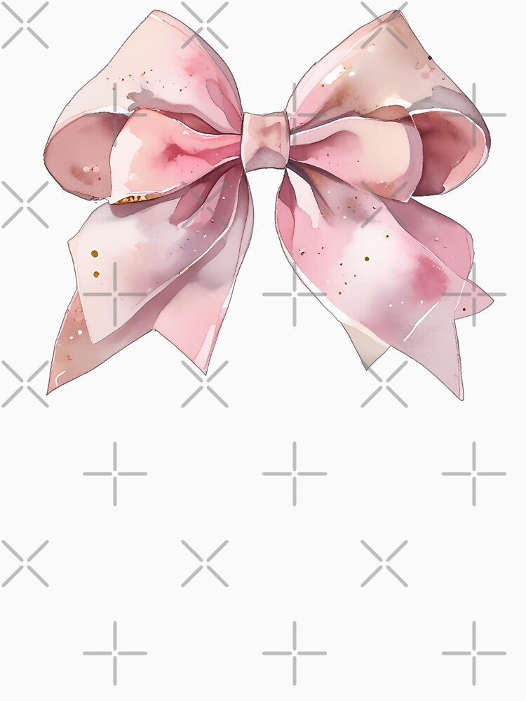 Adorable Watercolor Coquette Bow by Dynke