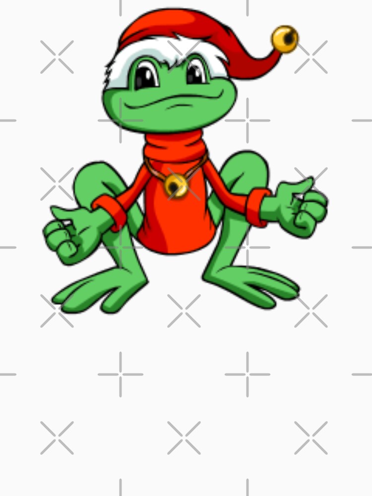 Frog Wearing Christmas Hat by RsK_DeSiGn