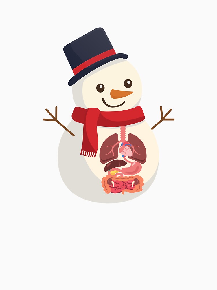 Anatomical Snowman by MerryMedGingerbread
