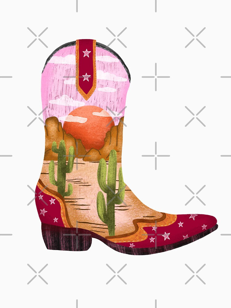 Desert aesthetic cowgirl boot by pinkyfish1010