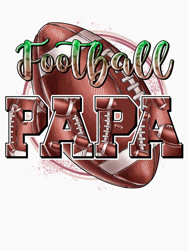 Football Papa game day Football season father's day by TrendySisters